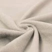 Bomuldsfleece Stof (Sherpa) Lys Beige  - (Bomuldsfleece Stof (Sherpa))