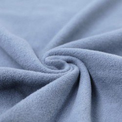Cotton Fleece Fabric (Sherpa) Light Jeans