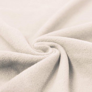 Baumwollfleece Stoff (Sherpa) Naturel