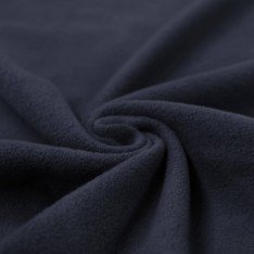 Bomuldsfleece Stof (Sherpa) Navy 