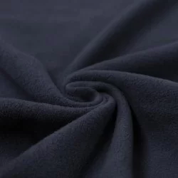 Baumwollfleece Stoff (Sherpa) Marine Baumwollfleece Stoff (Sherpa) Marine