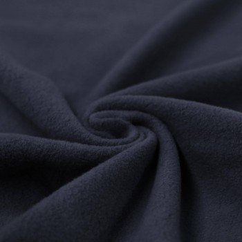Baumwollfleece Stoff (Sherpa) Marine 