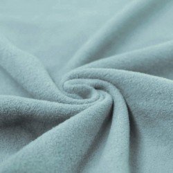 Bomuldsfleece Stof (Sherpa) Gammel Grøn 