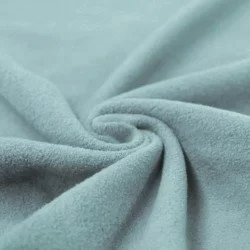 Tissu Polaire Coton (Sherpa) Vieux Vert 