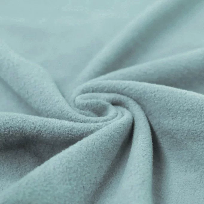 Tissu Polaire Coton (Sherpa) Vieux Vert  - (Tissu Polaire Coton (Sherpa))