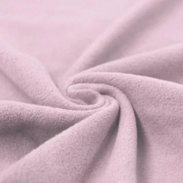 Cotton Fleece Fabric (Sherpa) Old Pink