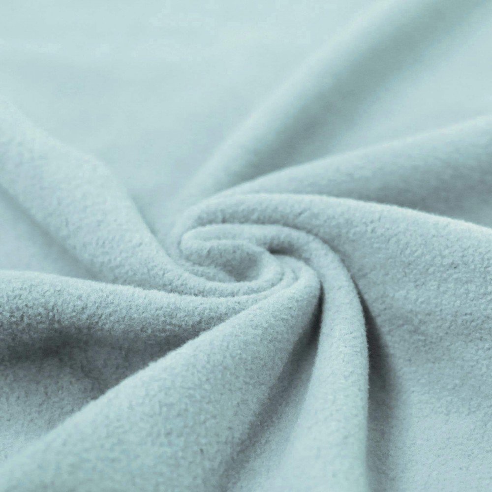 Baumwollfleece Stoff (Sherpa) Meer Grün