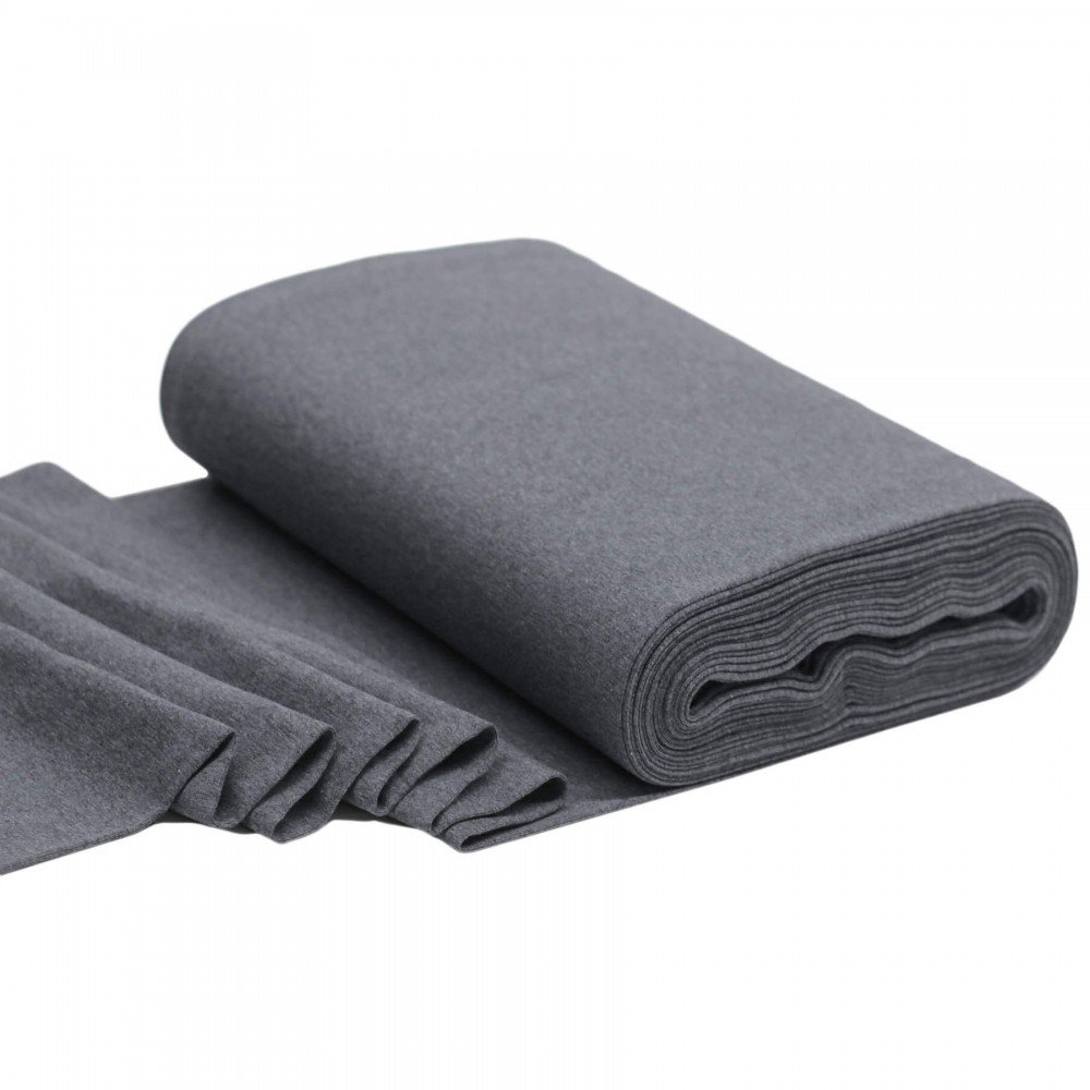 Cuffs Rib Dark Grey Melee