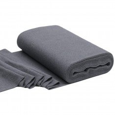 Cuffs Rib Dark Grey Melee