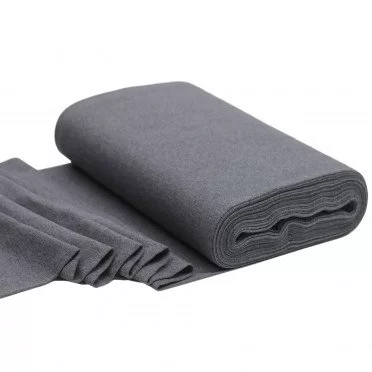 Tissu Bord-Côtes Gris Foncé Mêlée - (Tissu Bord-Côtes )