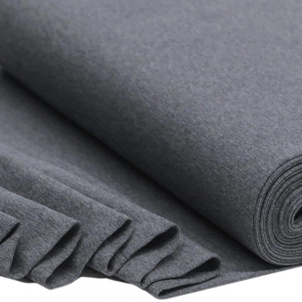 Cuffs Rib Dark Grey Melee - (Cuffs Rib)