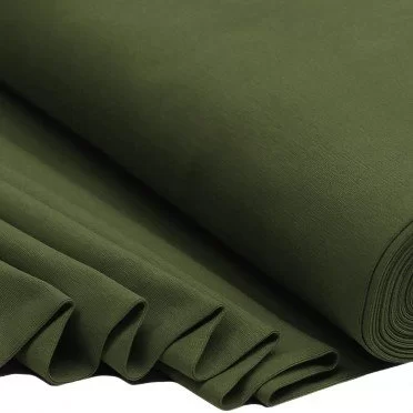 Bündchenstoff Armeegrün - (Bündchenstoff)
