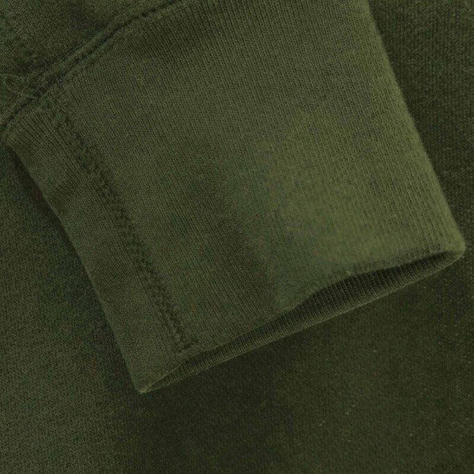Tissu Bord-Côtes Armée Verte - (Tissu Bord-Côtes )