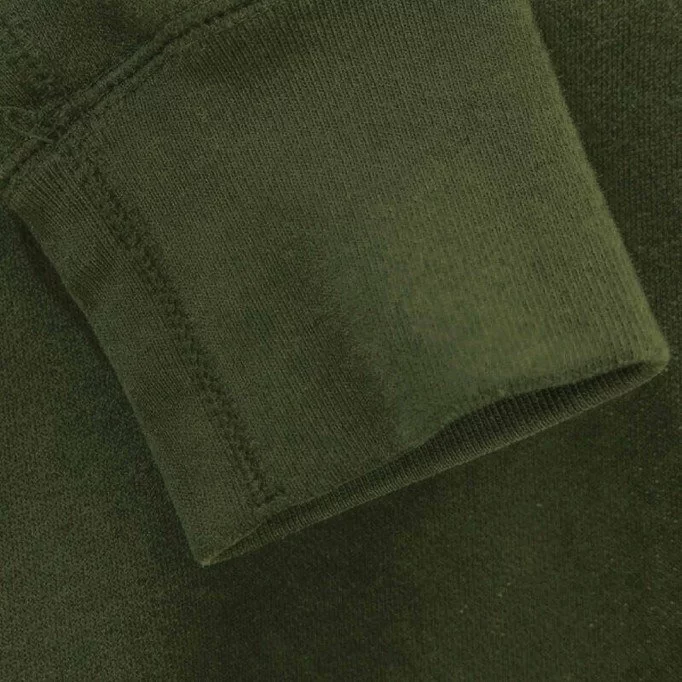 Tissu Bord-Côtes Armée Verte - (Tissu Bord-Côtes )