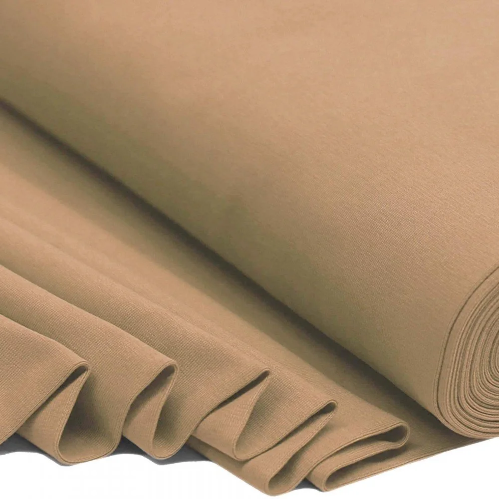 Cuffs Rib Cacao - Soft Cotton Rib Fabric Cuffs Rib Cacao - (Cuffs Rib)