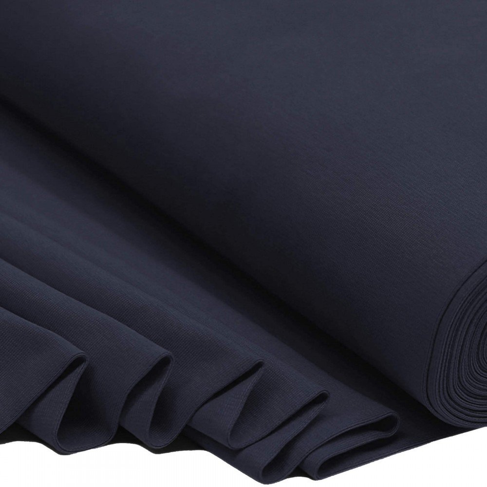 Bordo Maglia Cotone Marina Scuro - (Bordo Maglia In Cotone)