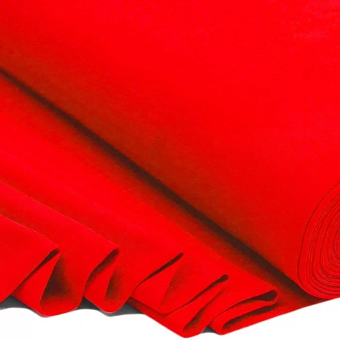 Bündchenstoff Ferrari Rot - (Bündchenstoff)