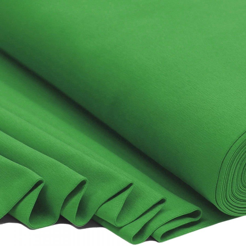 Cuffs Rib Grass Green - Tubular Rib Fabric Cuffs Rib Grass Green - (Cuffs Rib)