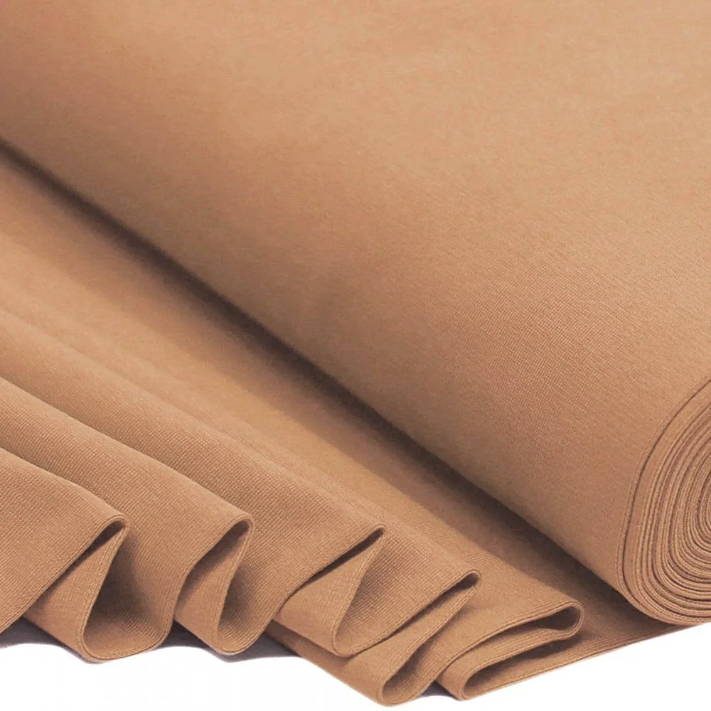 Cuffs Rib Peach - Soft Rib Knit with Stretch Cuffs Rib Peach - (Cuffs Rib)