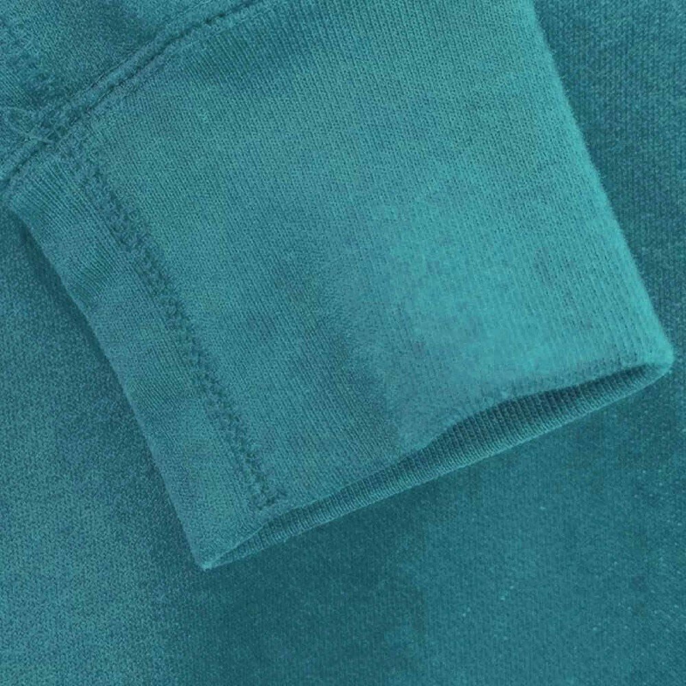 Cuffs Rib Petrol - Sturdy Cotton Rib with Stretch Cuffs Rib Petrol - (Cuffs Rib)