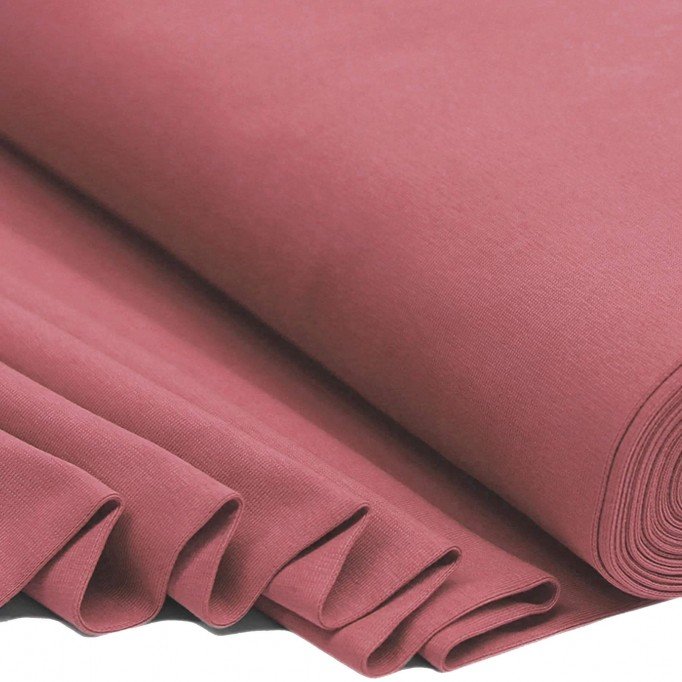 Tissu Bord-Côtes Framboise - (Tissu Bord-Côtes )