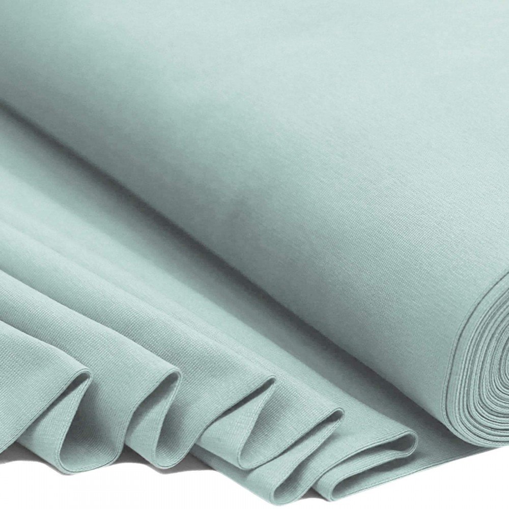 Cuffs Rib Sea Green - Cotton Elastane Rib Cuffs Rib Sea Green - (Cuffs Rib)