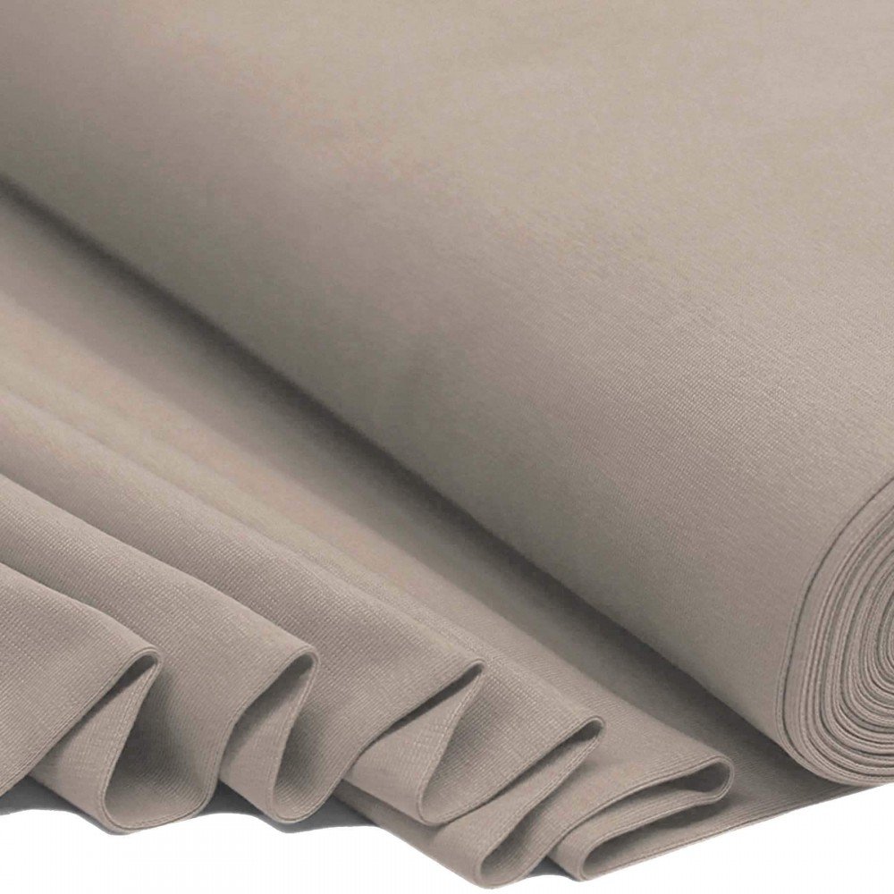 Cuffs Rib Taupe - Sturdy Stretch Cotton Cuff Cuffs Rib Taupe - (Cuffs Rib)