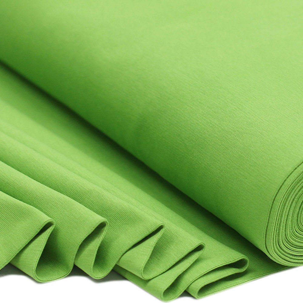 Cuffs Rib Light Green - Cotton Rib for Cuffs and Trims Cuffs Rib Light Green - (Cuffs Rib)