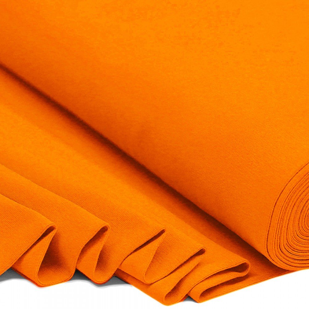 Cuffs Rib Orange - Sturdy Rib Fabric for Cuffs Cuffs Rib Orange - (Cuffs Rib)