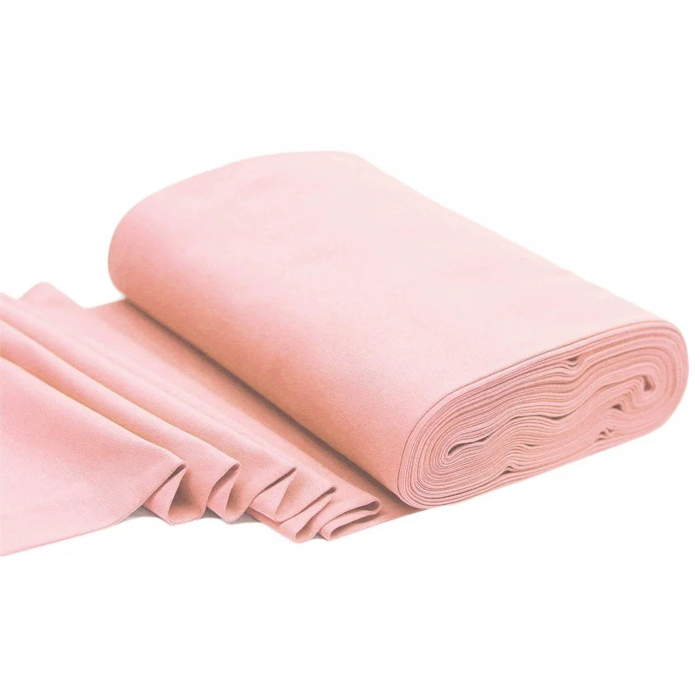 Bordo Maglia Cotone Rosa Salmone