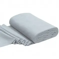 Tissu Bord-Côtes Bleu Acier