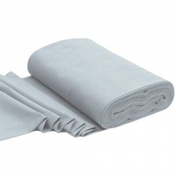 Tissu Bord-Côtes Bleu Acier