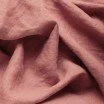 Fine Linen Fabric (Stone Washed) Clay Pink - (Deco Fabrics)