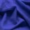 Tissu De Lin Fin (Stone Washed) Cobalt  - (Tissus Deco)