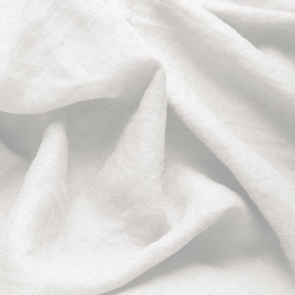 Fine Linen Fabric (Stone Washed) Ecru