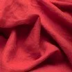 Fine Linen Fabric (Stone Washed) Red - (Deco Fabrics)