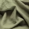 Tissu De Lin Fin (Stone Washed) Olive