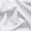 Fine Linen Fabric (Stone Washed) White