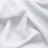 Tissu De Lin Fin (Stone Washed) Blanc