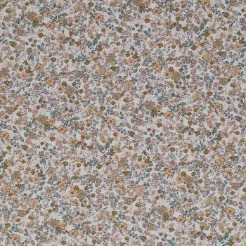 Cotton Poplin Digital Print - Trendy Flower Cacao