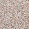 Bomuld Poplin Stof Digital Trykt - Trendy Blomst Lerrosa