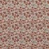 Popeline Di Cotone Stampa Digitale - Carino Fiorito Marrone