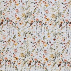Jersey Cotton Fabric Digital Print - Fall Flower