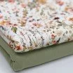 Jersey Cotton Fabric Digital Print - Fall Flower | Rijs Textiles Jersey Cotton Fabric Digital Print - Fall Flower - (Jersey Cotton Fabric Digital Print)