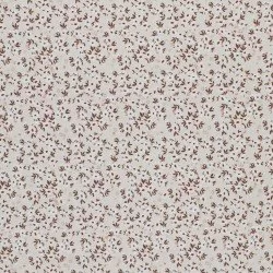 Dzianina Bawełniana Druk Cyfrowy - Kwiatowa Bomba Beżowy