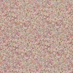 Jersey Cotton Fabric Digital Print - Trendy Flower Old Lilac Yellow Jersey Cotton Fabric Digital Print - Trendy Flower Old Lilac Yellow