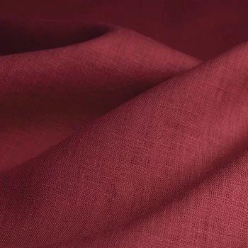 Linnen Stof Bordeaux
