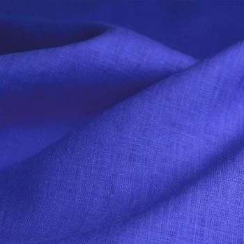 Tessuto Lino Cobalto