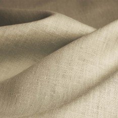 Linen Fabric Dark Beige