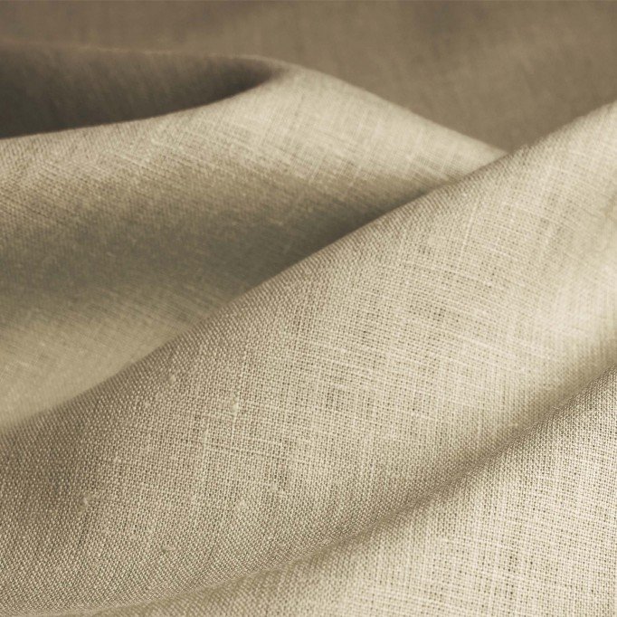 Linen Fabric Dark Beige - (Linen Fabric Washed)
